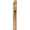 Ekena Millwork Merced Block Rough Sawn Outlooker, Western Red Cedar, 6"W x 34"D x 46"H OUT06X34X46MRC05RWR - alternate 4